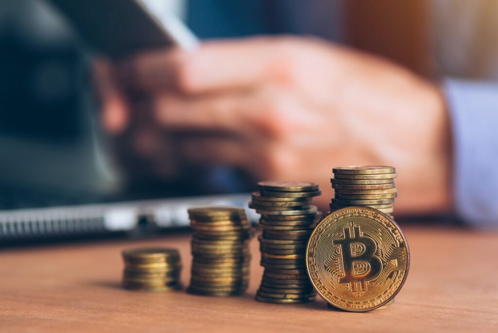 Bitcoin cryptocurrency trader